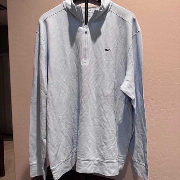 Vineyard Vines Sky Blue Half-Zip, Size XXL - Picture 1 of 9